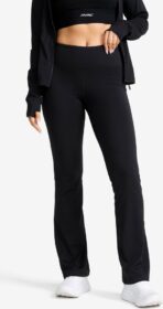 RevolutionRace Trikoot – Musta – Paragon Flare Leggings Naiset Black, Koko:2XL