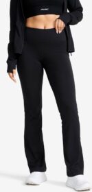 RevolutionRace Trikoot – Musta – Paragon Flare Leggings Naiset Black, Koko:XL