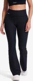 RevolutionRace Trikoot – Musta – Shape Ribbed Flare Leggings Naiset Black, Koko:M