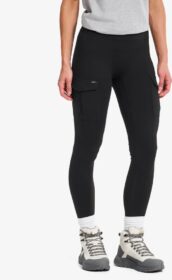RevolutionRace Trikoot – Musta – Summit Hiking Pocket Leggings Naiset Black, Koko:L