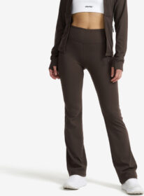 RevolutionRace Trikoot – Ruskea – Paragon Flare Leggings Naiset Seal Brown, Koko:2XL