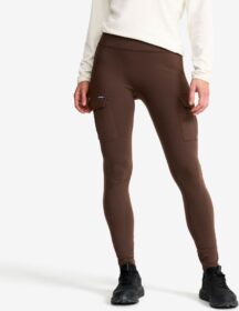 RevolutionRace Trikoot – Ruskea – Summit Pocket Tights Naiset Seal Brown, Koko:L