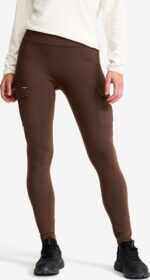 RevolutionRace Trikoot – Ruskea – Summit Pocket Tights Naiset Seal Brown, Koko:S