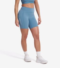 RevolutionRace Trikoot – Sininen – Aero Pocket Running Biker Shorts Naiset Captain’s Blue, Koko:S