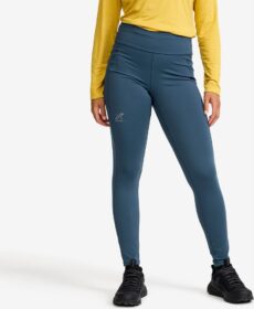 RevolutionRace Trikoot – Sininen – Cliff Pocket Leggings Naiset Moonlit Ocean, Koko:L