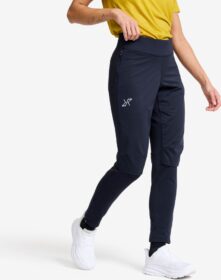RevolutionRace Trikoot – Sininen – Pace Wind Tights Naiset Navy, Koko:M