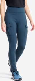 RevolutionRace Trikoot – Sininen – Summit Pocket Tights Naiset Moonlit Ocean, Koko:XS