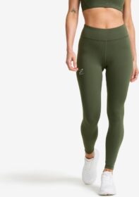 RevolutionRace Trikoot – Vihreä – Flow High-waisted Leggings Naiset Kambaba Green, Koko:3XL