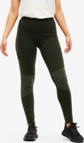 RevolutionRace Trikoot – Vihreä – Summit Core Tights Naiset Rosin Green, Koko:S