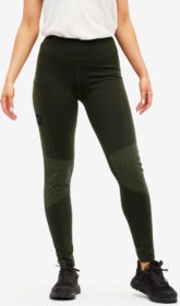 RevolutionRace Trikoot – Vihreä – Summit Core Tights Naiset Rosin Green, Koko:XS