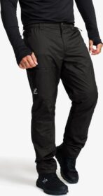 RevolutionRace Tuulenpitävät Housut – Musta – Brisk Tech Fleece-lined Pants Miehet Black, Koko:XL