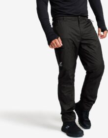 RevolutionRace > Tuulenpitävät Housut – Musta – Brisk Tech Fleece-lined Pants Miehet Black, Koko:L