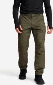 RevolutionRace > Tuulenpitävät Housut – Vihreä – Brisk Tech Fleece-lined Pants Miehet Grape Leaf, Koko:L