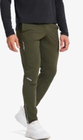 RevolutionRace Tuulenpitävät Housut – Vihreä – Tempo Active Pants Miehet Forest Night, Koko:M