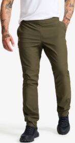 RevolutionRace Tuulenpitävät Housut – Vihreä – Venture Wind Pants Miehet Forest Night, Koko:XL