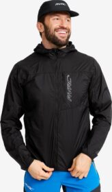 RevolutionRace > Tuulitakit – Musta – Speed Hooded Windbreaker Miehet Black, Koko:S