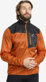 RevolutionRace > Tuulitakit – Oranssi – Unit Light Windbreaker Miehet Hawaiian Sunset/Anthracite, Koko:XS