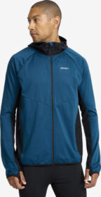 RevolutionRace > Tuulitakit – Sininen – Pace Hooded Wind Jacket Miehet Blue Opal, Koko:L