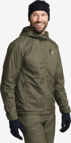 RevolutionRace > Tuulitakit – Vihreä – Brisk Tech Fleece-lined Jacket Miehet Grape Leaf, Koko:XL