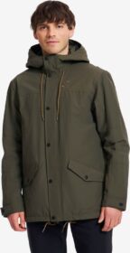 RevolutionRace > Tuulitakit – Vihreä – Shalloon Jacket Miehet Forest Night, Koko:3XL