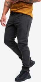 RevolutionRace Ulkoilufarkut – Harmaa – Explorer Outdoor Jeans Miehet Anthracite, Koko:S