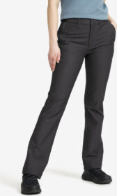 RevolutionRace Ulkoilufarkut – Harmaa – Journey High-waist Pants Naiset Dark Grey Melange, Koko:S