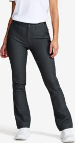 RevolutionRace Ulkoilufarkut – Harmaa – Journey High-waist Pants Naiset Dark Grey Melange, Koko:S