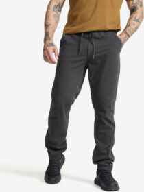 RevolutionRace Ulkoilufarkut – Harmaa – Oak Twill Stretch Joggers Miehet Anthracite, Koko:4XL