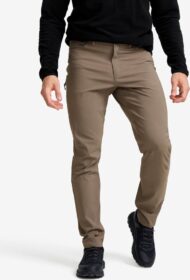 RevolutionRace Ulkoilufarkut – Harmaa – Root Outdoor Stretch Jeans Miehet Morel, Koko:3XL