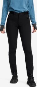 RevolutionRace Ulkoilufarkut – Musta – Daybreak Pants Naiset Black Edition, Koko:4XL