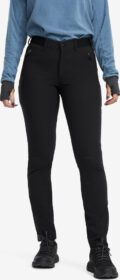 RevolutionRace Ulkoilufarkut – Musta – Daybreak Pants Naiset Black Edition, Koko:S