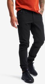 RevolutionRace Ulkoilufarkut – Musta – Explorer Outdoor Jeans Miehet Black, Koko:S