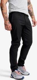 RevolutionRace Ulkoilufarkut – Musta – Maple Stretch Chinos Miehet Black, Koko:3XL