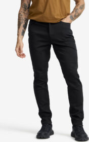 RevolutionRace Ulkoilufarkut – Musta – Path Stretch Jeans Miehet Black, Koko:XS