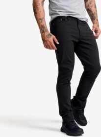 RevolutionRace Ulkoilufarkut – Musta – Root Outdoor Stretch Jeans Miehet Black, Koko:XS