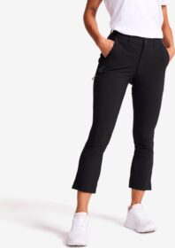 RevolutionRace Ulkoilufarkut – Musta – Variety High-waist Cropped Pants Naiset Black, Koko:XS
