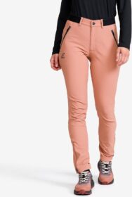 RevolutionRace Ulkoilufarkut – Pinkki – Daybreak Outdoor Stretch Pants Naiset Pink Wood, Koko:L