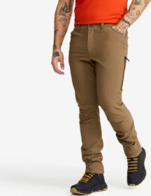 RevolutionRace Ulkoilufarkut – Ruskea – Adrenaline Outdoor Jeans Miehet Cub, Koko:3XL