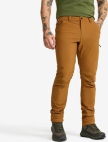 RevolutionRace Ulkoilufarkut – Ruskea – Adrenaline Outdoor Jeans Miehet Rubber, Koko:3XL