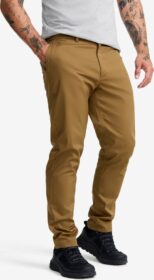 RevolutionRace Ulkoilufarkut – Ruskea – Maple Stretch Chinos Miehet Kangaroo Brown, Koko:S