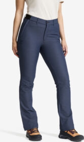 RevolutionRace Ulkoilufarkut – Sininen – Journey High-waist Pants Naiset Dark Blue Melange, Koko:XS