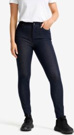 RevolutionRace Ulkoilufarkut – Sininen – Valley High-waist Stretch Jeans Naiset Denim Dk Blue, Koko:3XL