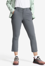 RevolutionRace Ulkoilufarkut – Sininen – Variety High-waist Cropped Pants Naiset Turbulence Blue, Koko:M