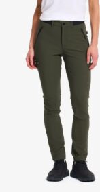 RevolutionRace Ulkoilufarkut – Vihreä – Daybreak Outdoor Stretch Pants Naiset Moss Gray, Koko:XS