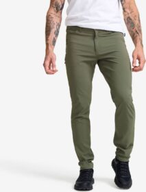 RevolutionRace Ulkoilufarkut – Vihreä – Root Outdoor Stretch Jeans Miehet Kambaba Green, Koko:4XL