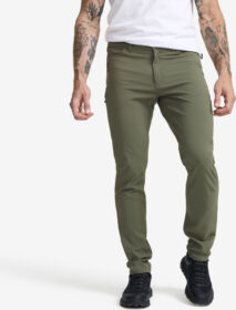RevolutionRace Ulkoilufarkut – Vihreä – Root Outdoor Stretch Jeans Miehet Kambaba Green, Koko:M