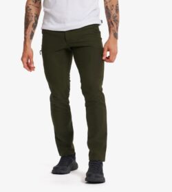 RevolutionRace Ulkoilufarkut – Vihreä – Surround Stretch Pants Miehet Rosin Green, Koko:S