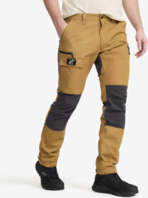 RevolutionRace Ulkoiluhousut, Vaellushousut & Retkeilyhousut – Beige – Nordwand Pants Miehet Dijon/Anthracite, Koko:S