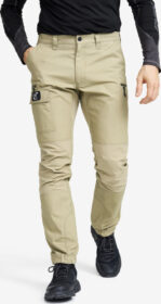 RevolutionRace Ulkoiluhousut, Vaellushousut & Retkeilyhousut – Beige – Nordwand Pants Miehet Khaki, Koko:S
