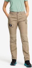 RevolutionRace Ulkoiluhousut, Vaellushousut & Retkeilyhousut – Beige – Nordwand Pants Naiset Brindle, Koko:XL